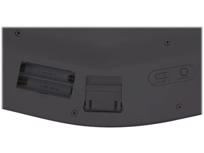 Kensington Pro Fit Wireless Ergonomic Keyboard and Optical Mouse Combo, Black (K75406US)