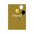 Great Papers! Congratulations Card with Envelope, 6.75 x 4.75, Gold/Foil, 3/Pack (2020141PK3)