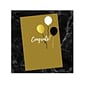 Great Papers! Congratulations Card with Envelope, 6.75" x 4.75", Gold/Foil, 3/Pack (2020141PK3)