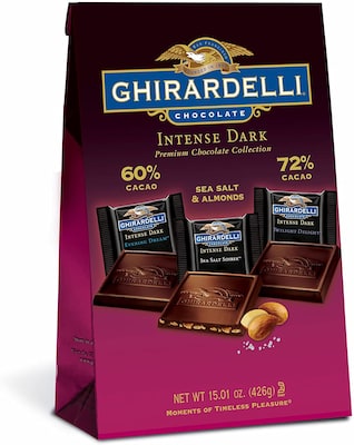 Ghirardelli Luxe Assorted Flavors Dark Chocolate Candy Bar, 15.01 oz. (220-01102)