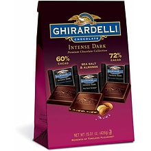 Ghirardelli Luxe Assorted Flavors Dark Chocolate Candy Bar, 15.01 oz. (220-01102)