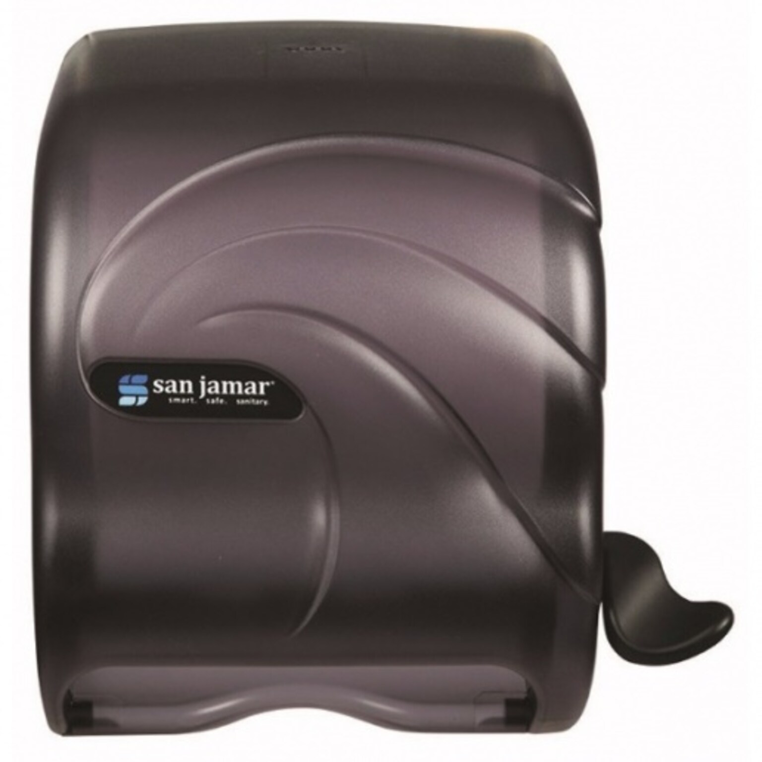San Jamar Element Lever Roll Towel Dispenser, Black Pearl (SAN T990TBK)