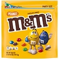 M&Ms Party Size Peanut Milk Chocolate Candy Pieces, 38 oz. (MMM55116)