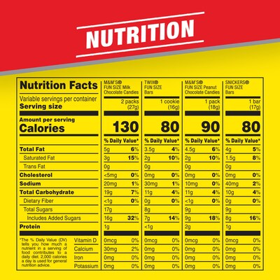 MARS Chocolate Favorites Fun Size Candy Bars 55-Piece Bag, 31.18 oz., Variety Mix (225-00033)