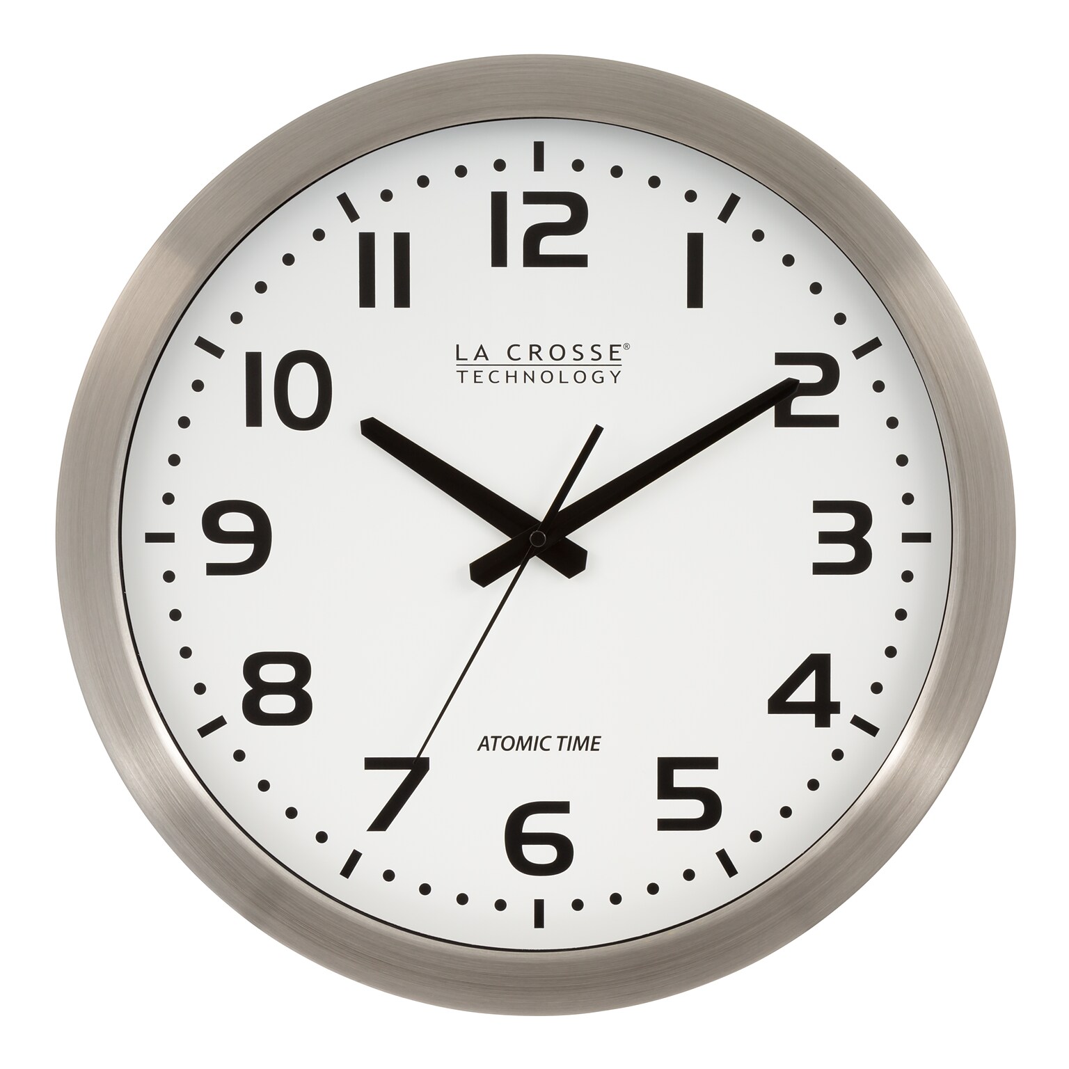 La Crosse Technology Wall Clock, Metal, 16 Dia. (WT-3161WH)
