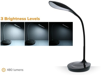 Bostitch LED Desk Lamp, Glossy (KTVLED1502-BLACK)