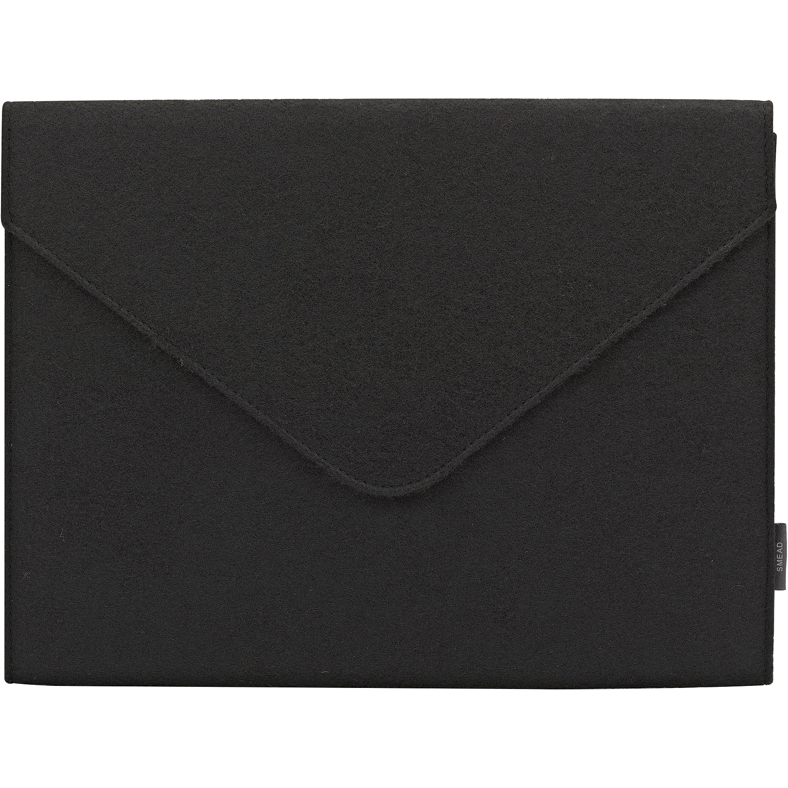 Smead Soft Touch Expanding Wallet, Snap Closure, Letter Size, Black (70920)