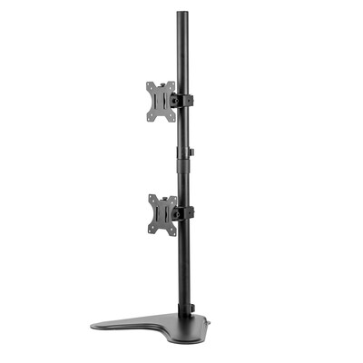 Fellowes Professional Series Freestanding Dual Stacking Monitor Arm, Up to 32", Black (8044001)