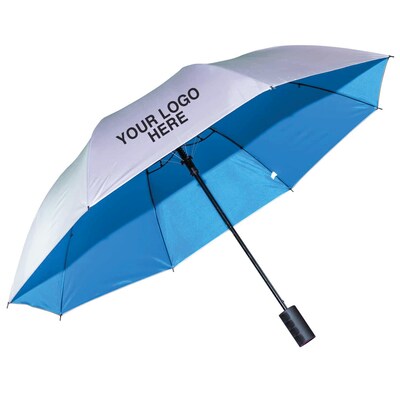 Custom El Sol UV Coated Folding Umbrella