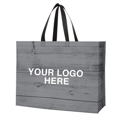 Custom Chalet Laminated Non-Woven Tote, (QL48853)