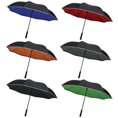 Custom Reflective Edge Inversion Umbrella