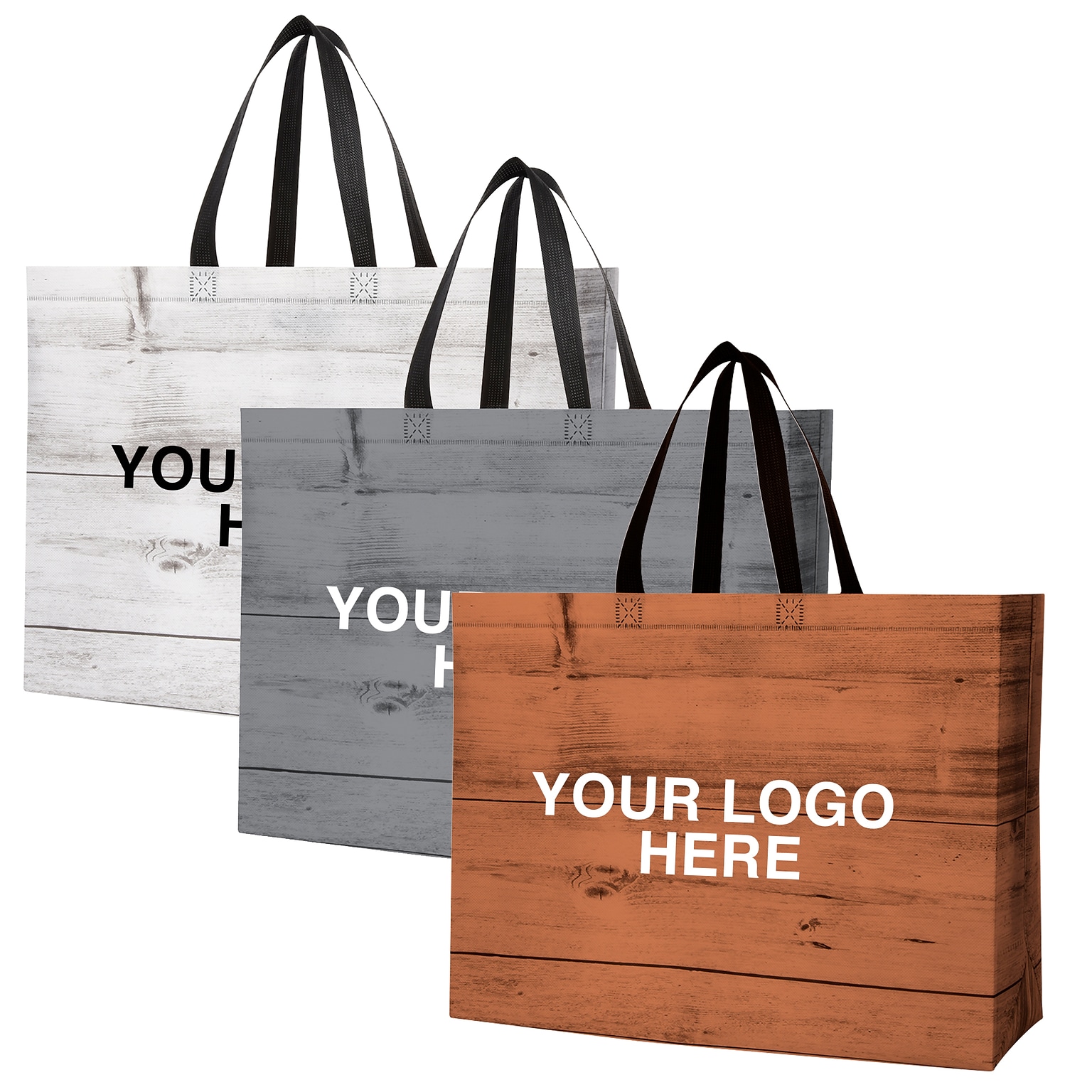 Custom Chalet Laminated Non-Woven Tote, (QL48853)