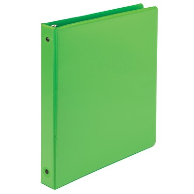 Samsill Biobased Standard 1 3-Ring View Binders, Lime Green (17335)