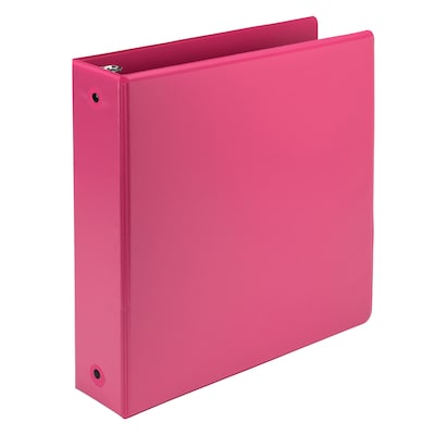 Samsill Earths Choice Biobased 2 3-Ring View Binders, Pink Berry (17366)