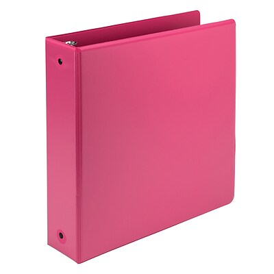 Samsill Biobased Standard 2 3-Ring View Binders, Pink Berry (17366)