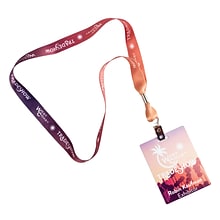 Custom Full Color Lanyard and ID Badge