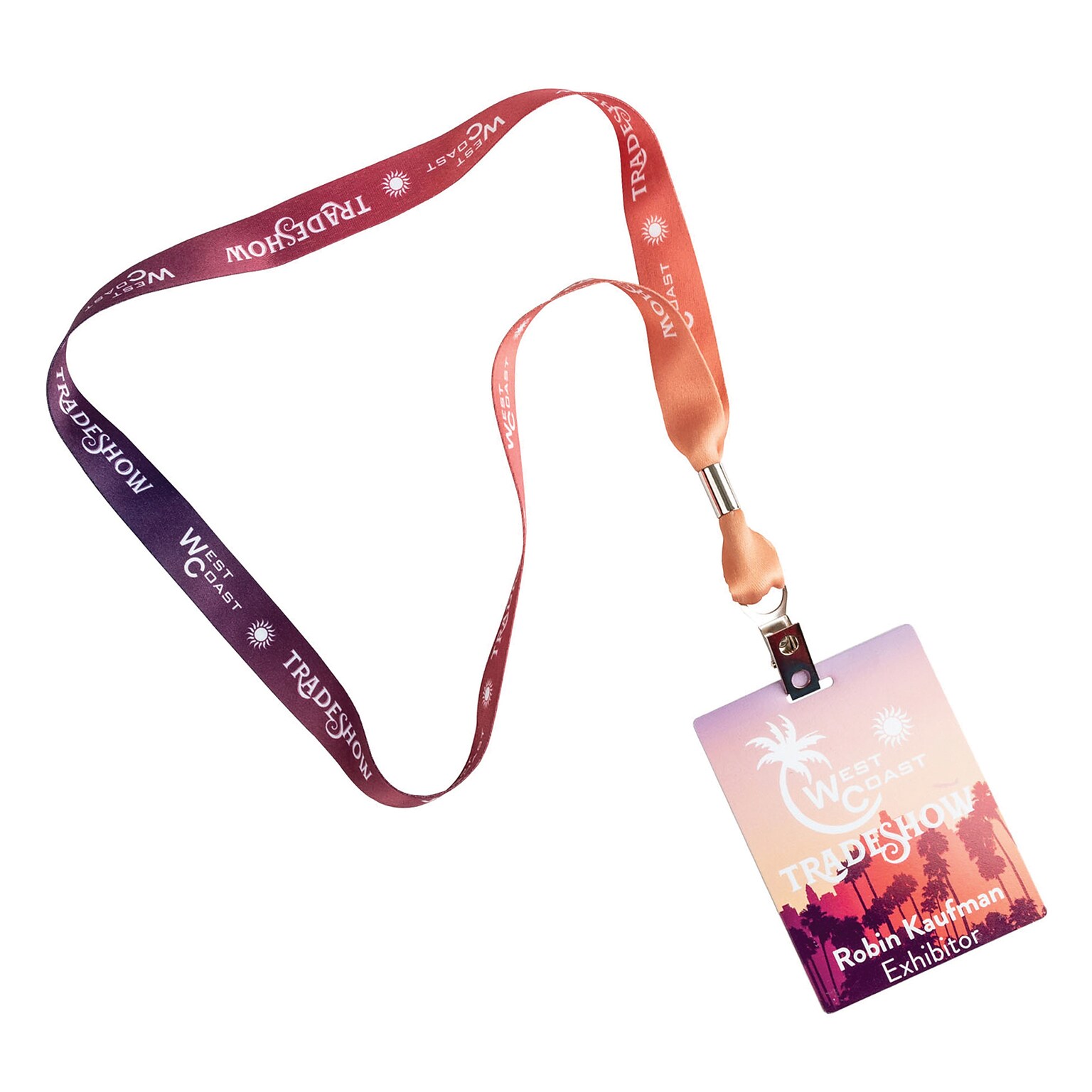 Custom Full Color Lanyard and ID Badge