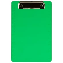 JAM Paper Plastic Clipboard, Memo Size, Green (331CPMGR)