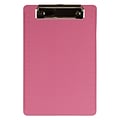 JAM Paper Plastic Clipboard, Memo Size, Pink (331CPMPI)