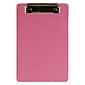 JAM Paper Plastic Clipboard, Memo Size, Pink (331CPMPI)