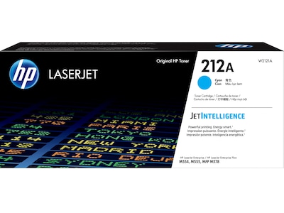 HP 212A Cyan Standard Yield Toner Cartridge (W2121A)