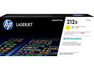 HP 212X Yellow High Yield Ink Cartridge, Print Up to 10,000 Pages (W2122X)
