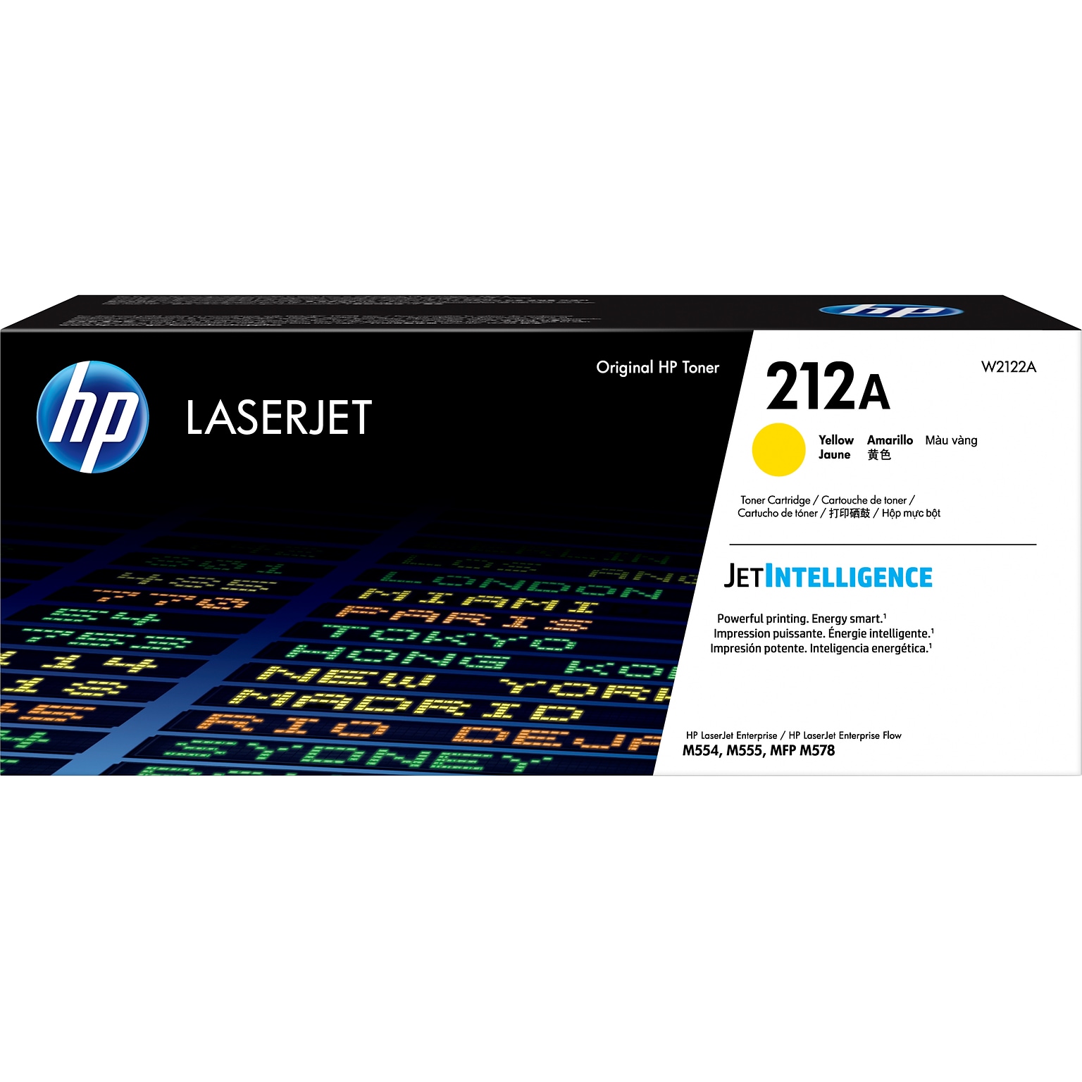 HP 212A Yellow Standard Yield Toner  Cartridge (W2122A)