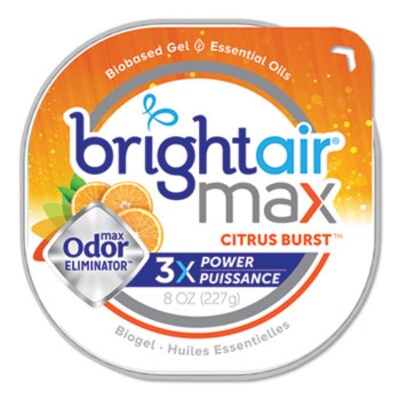 Bright Air Max Odor Eliminator Air Freshener, Citrus Burst, 8 oz