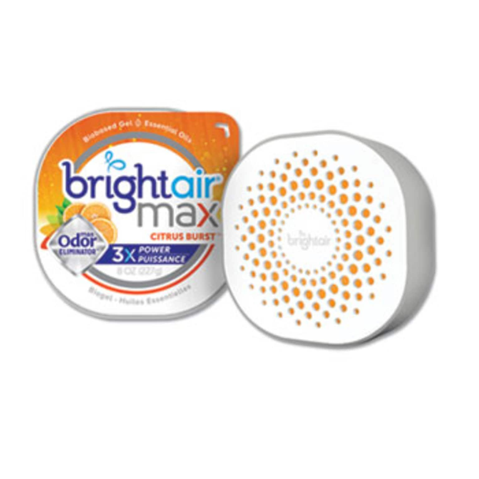 Bright Air Max Odor Eliminator Air Freshener, Citrus Burst, 8 oz