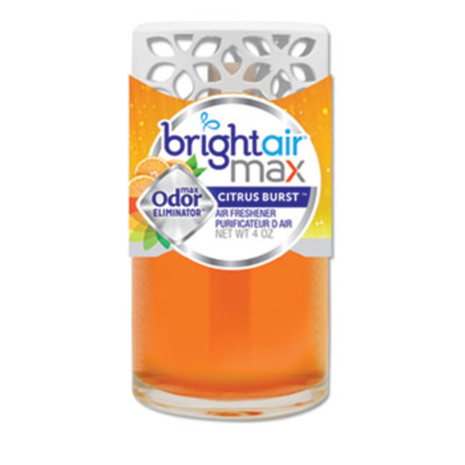 Bright Air Max Scented Oil Air Freshener, Citrus Burst, 4 oz