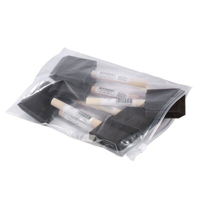 12.5 x 9 Reclosable Poly Bags, 3 Mil, Clear, 250/Carton (4074)