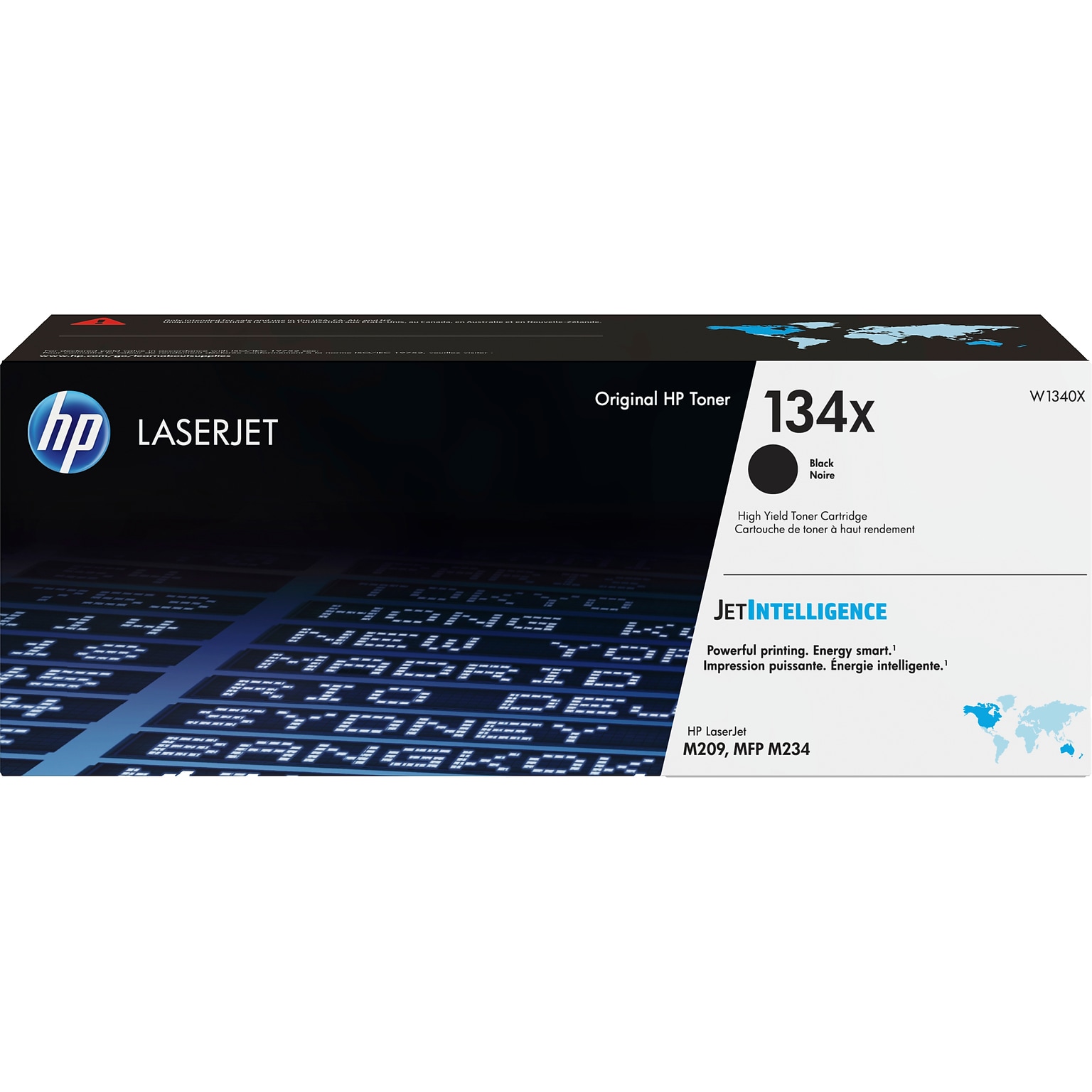 HP 134x Black High Yield Toner Cartridge, Print Up to 2,400 Pages (W1340X)