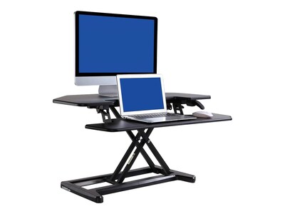 Flexispot AlcoveRiser 36 Adjustable Desk Riser, Black (M7C)