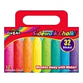 Cra-Z-Art Sidewalk Chalk, Assorted Colors, 32/Box (10817-6)