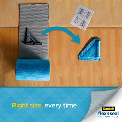 Scotch™ Flex & Seal Shipping Roll Self-Sealing Padded Mailer, 15" x 20', Blue (FS-1520)