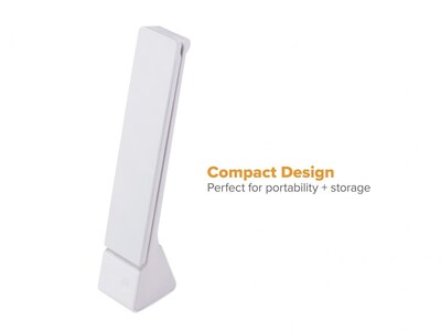 Bostitch LED Desk Lamp, White (KTVLED1810-WHITE)