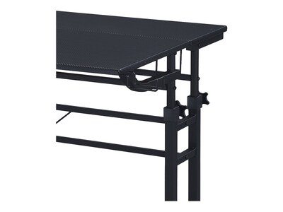 Techni Mobili 36" Mobile Desk, Black (RTA-3800SU-BK)