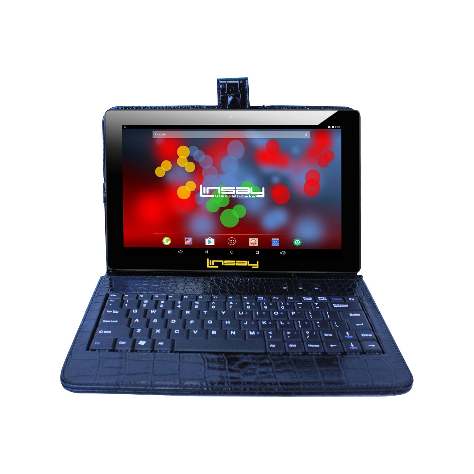 Linsay 10.1 Tablet, WiFi, 2GB Memory, 64GB Storage, Android 13, Black (F10XIPSBKCOBLACK)