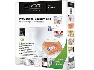 Caso Design Vacuum Bags, 11, 50/Pack (11219)