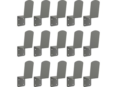HON 7.5" x 4.5" Textured Titanium Door Pull, 15/Pack (HHC-ARMPULL15.P8V)