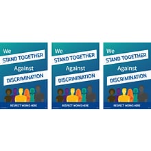 ComplyRight Respect Works Here Workplace Policies Poster, 3/Pack (A2029PK3)