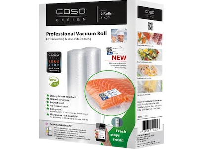 Caso Design Vacuum Roll, 20, 2/Pack (11221)
