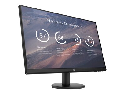 HP P27v G4 27 LED Monitor, Black (9TT20A6#ABA)