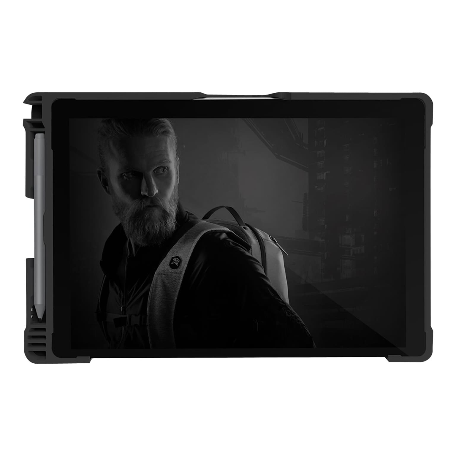 STM dux STM-222-260L-01 Polycarbonate Cover for Microsoft Surface Pro, 2.6H x 8.23W x 0.83D, Black/Transparent