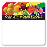 Custom Print Advertising Label, 3 x 3 Square, 1-Sided Full Color, 250 Labels/Roll