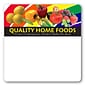 Custom Print Advertising Label, 3" x 3" Square, 1-Sided Full Color, 250 Labels/Roll