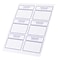 Custom Print Designer Mailing Labels Sheets, 600 Labels/Pack