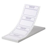 Custom Print Designer Pinfed Mailing Labels, 250 Labels/Pack