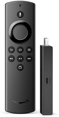 Amazon Fire TV Stick Lite with Alexa Voice Remote Lite (No TV Controls), Black (B07YNLBS7R)