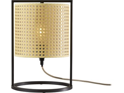 Adesso Fern Incandescent Table Lamp, Antique Bronze/Beige (3358-26)